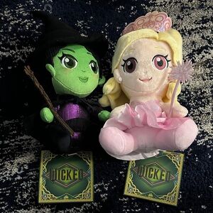 Enchanting Witch and Princess Plush Toy Duo